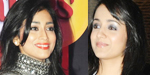 South Indian actress Trisha and Shriya in the party section of the International Film Awards