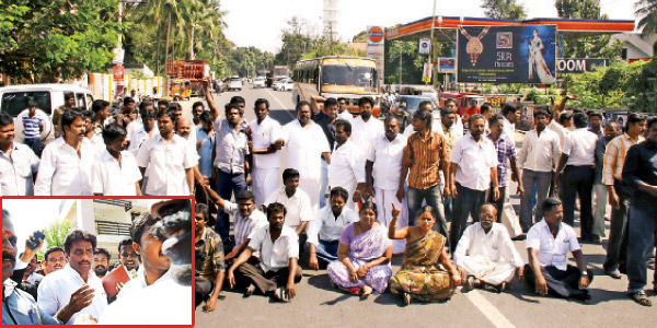 At midnight on that picket case: MLA arrested hours ago