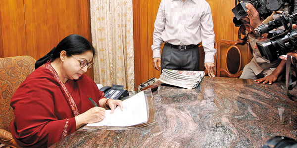 The increase for the subsidy of Rs 480  : Jayalalitha Notification