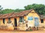 In Thirukazhukundram ramshackle school building