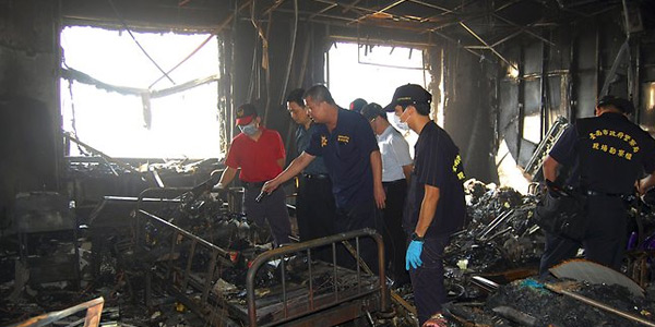 Taiwan hospital fire: 12 killed, 60 injured 