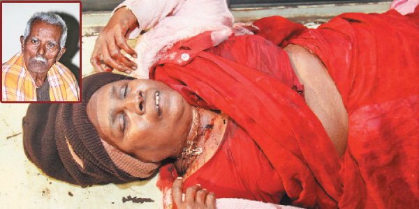 They stabbed volley Elderly woman murdered in home