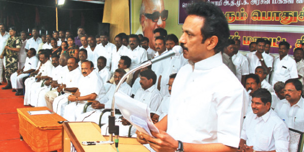 Panneer Selvam proxy regime did not meet any project: MK Stalin's accusation
