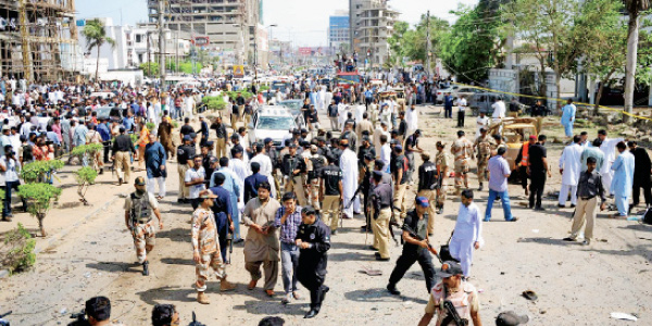 Terror blast kills 4 people in Karachi
