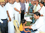 Katampattur Union camp in the medical insurance plan: minister inaugurated