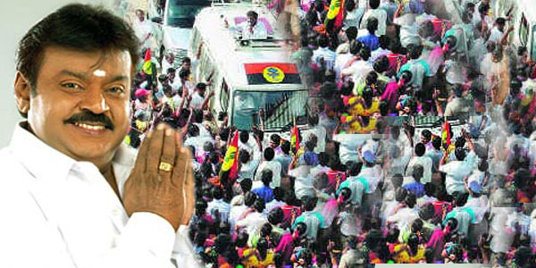 PMK alliance with the BJP emerges victorious in the greatest confusion candidate without having to block the distribution of propaganda Vijayakanth