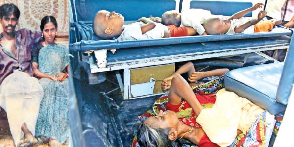 The family ate cyanide poverty: his wife, including 5 children killed