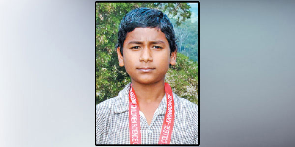 Cow boy selected as Child scientist