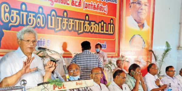 Defeat BJP to save India: Sitaram Yechury's angry speech